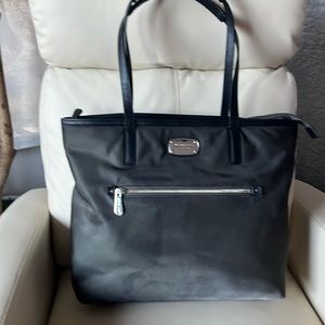 Michael Kors Gray Nylon Tote Handbag